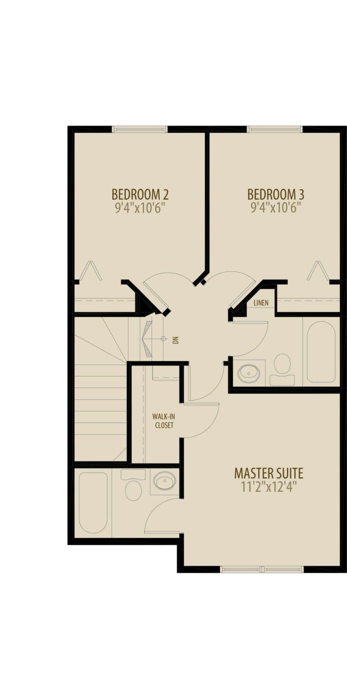 Expanded Bedrooms Adds 32Sq Ft
