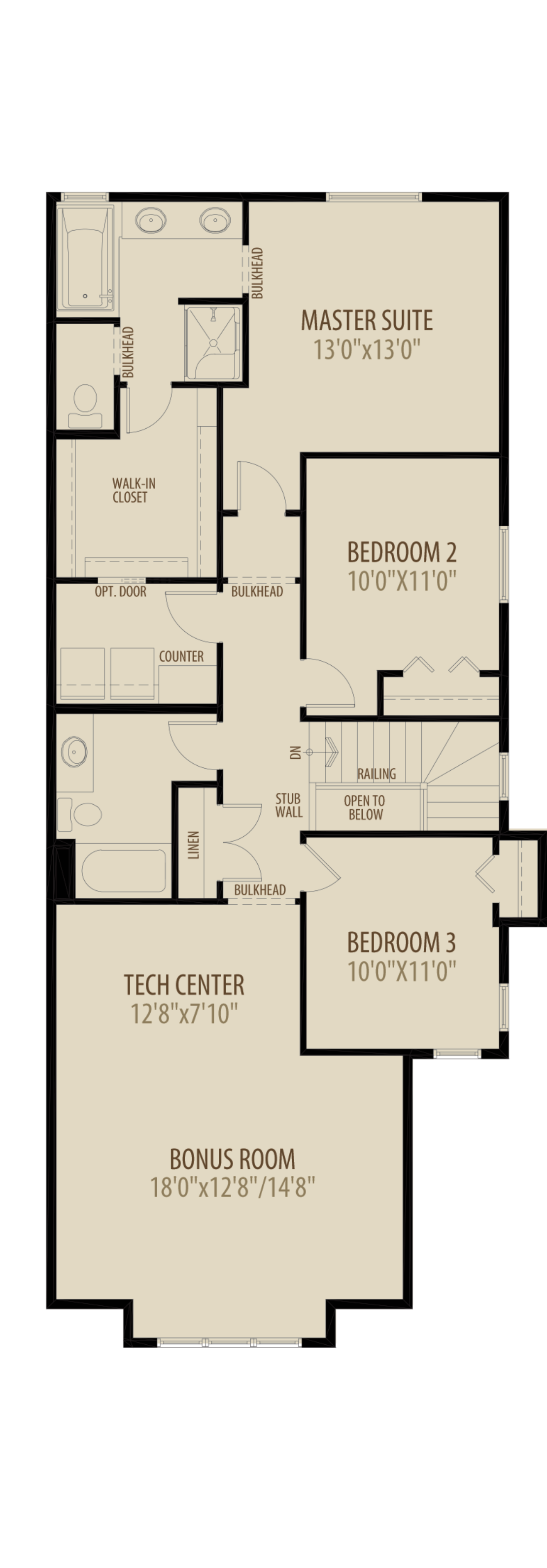 Optional Upper Floor 2 adds 246 sq ft
