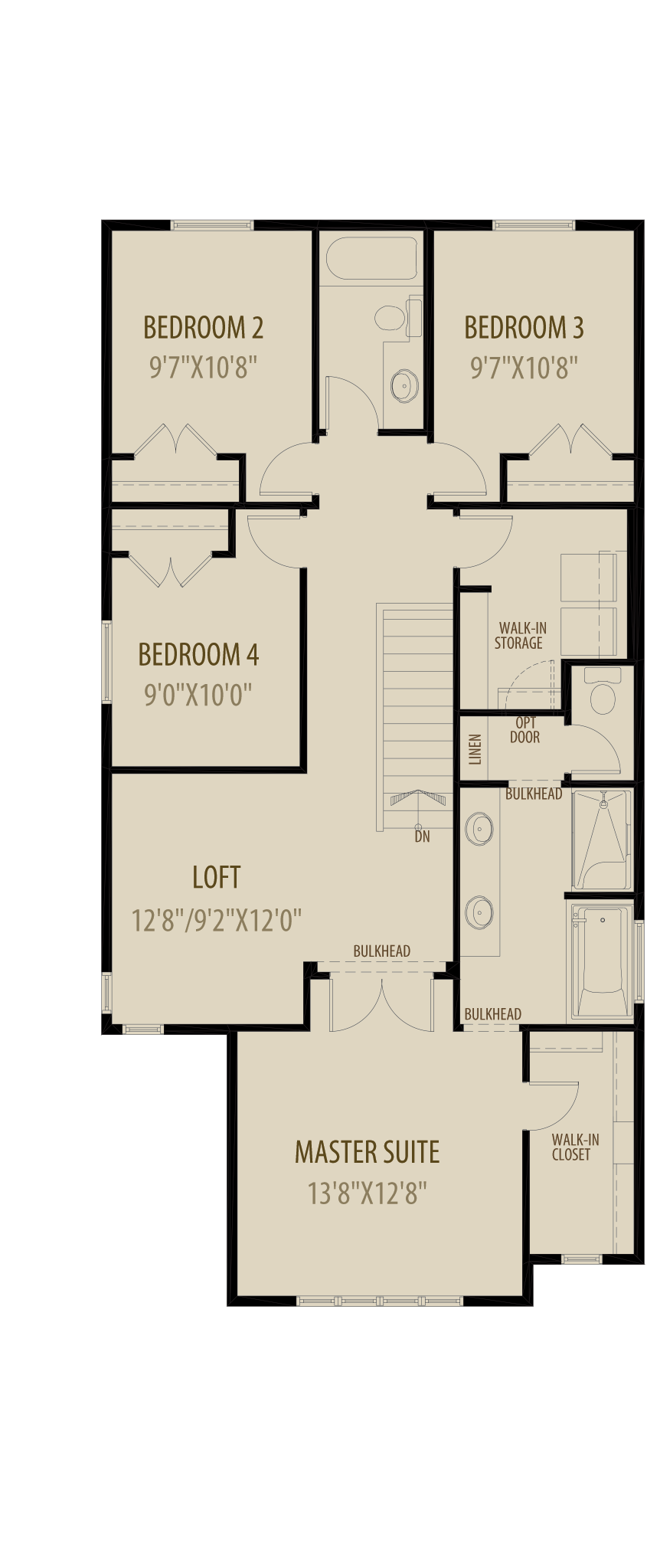 Revised Upper Floor 2 With 4Th Bedroom