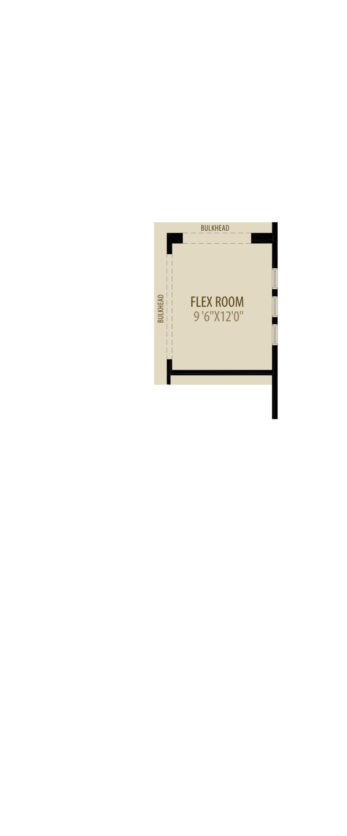 Flex Room Adds 120 sq ft
