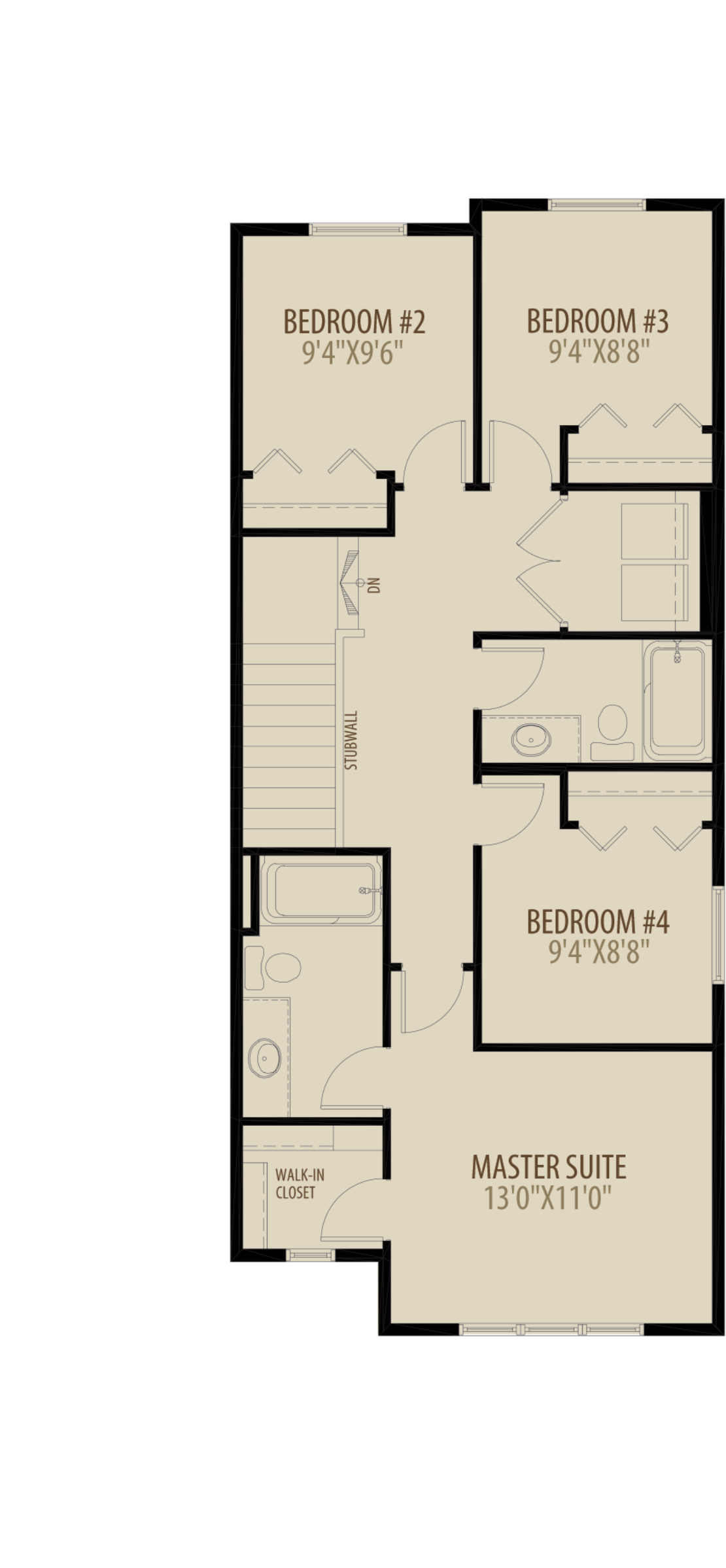 4th Bedroom Adds 10 sq ft