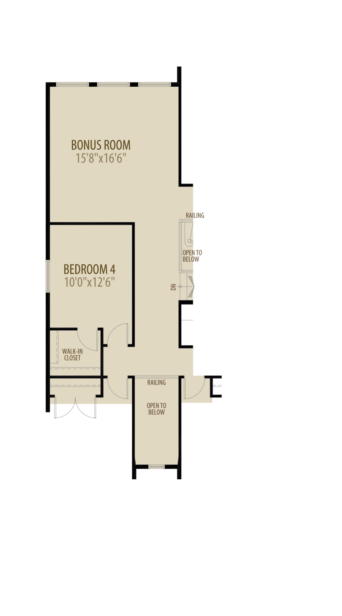 Option 4 4th Bedroom adds 218sq ft