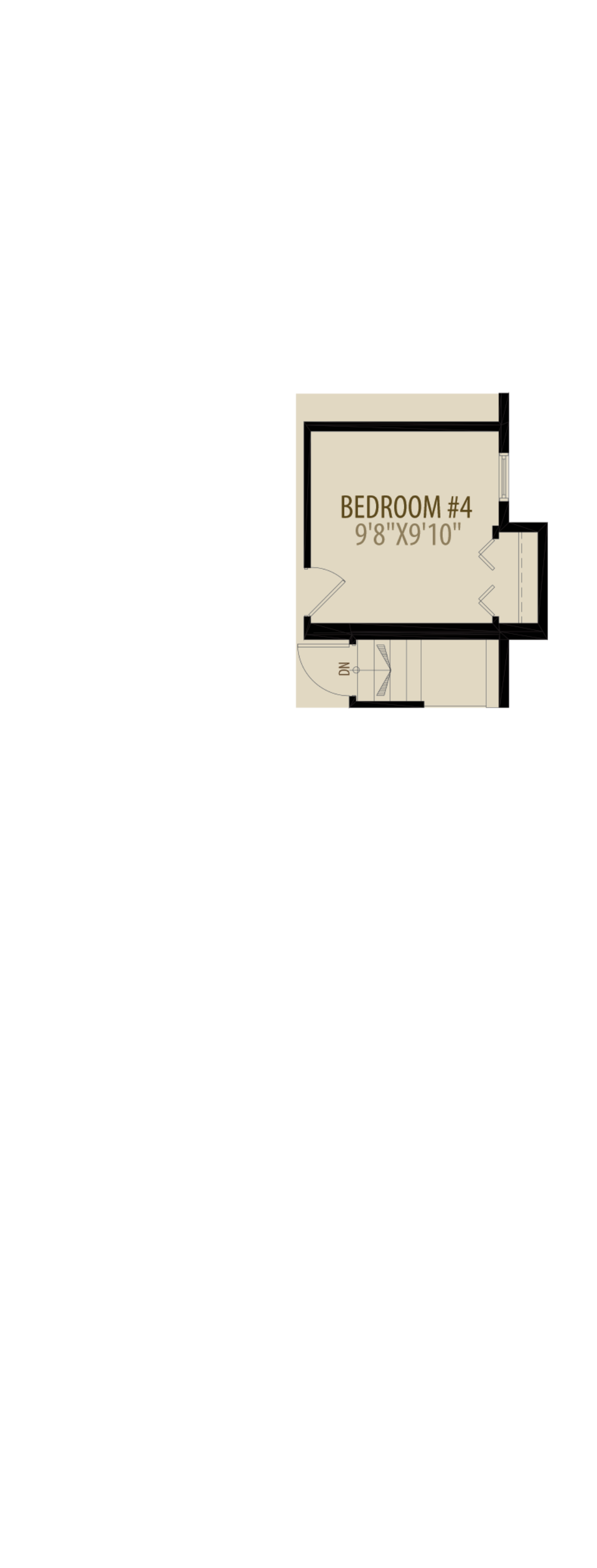 Main Floor Bedroom Adds 12 sq ft
