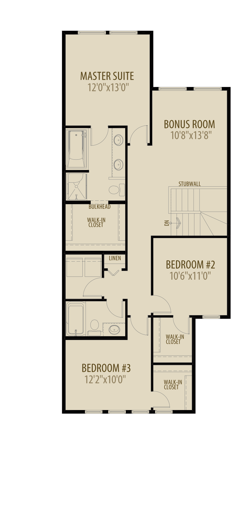 Expanded Bedroom Adds 46 sq ft